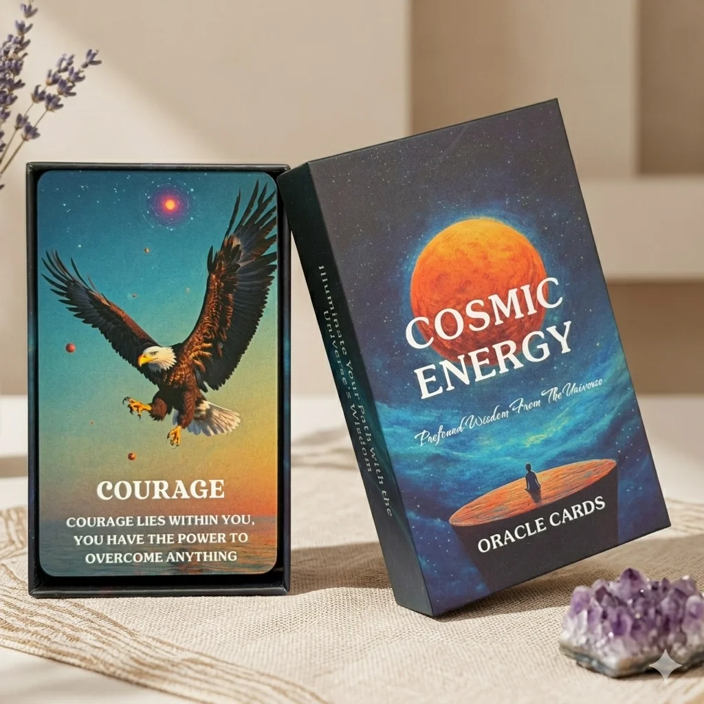 

54 карты Oracle серии English Cosmic Energy, серия Таро, карты для духовного наставления и гадания, размер 12×7 см / 4,72×2,76 дюйма