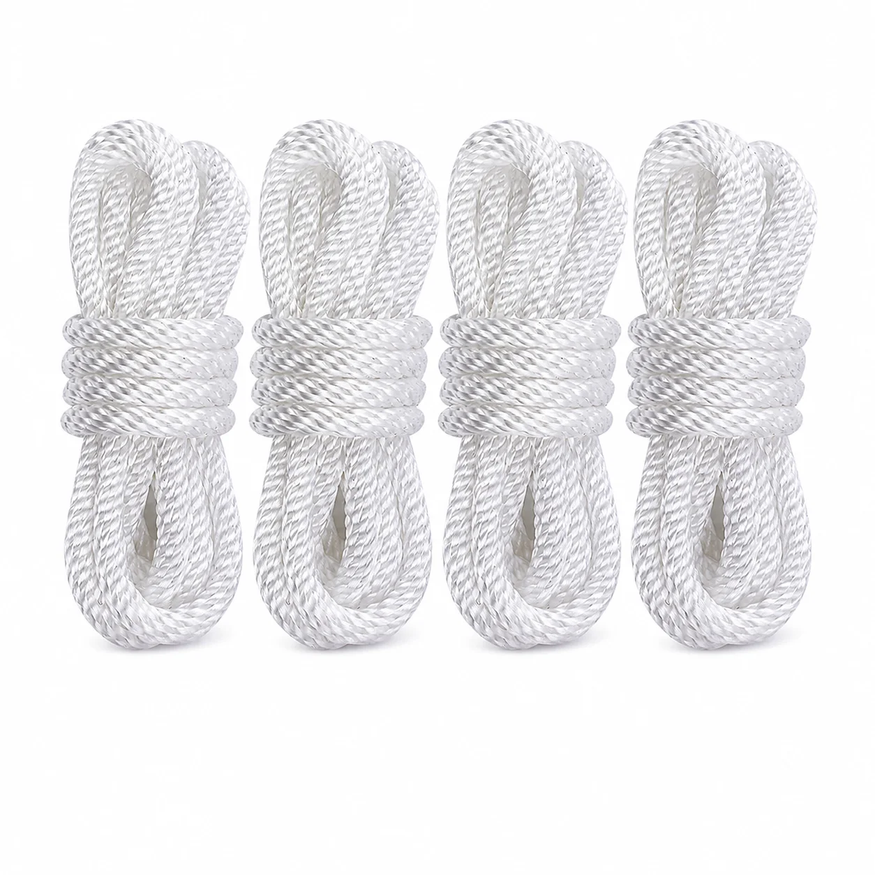 4.8M 4-Pack Pull Cord Recoil Starter Rope for Honda GX100 GX120 GX160 GX200 5.5HP 6.5HP Lawn Mower Chainsaw Trimmer Parts