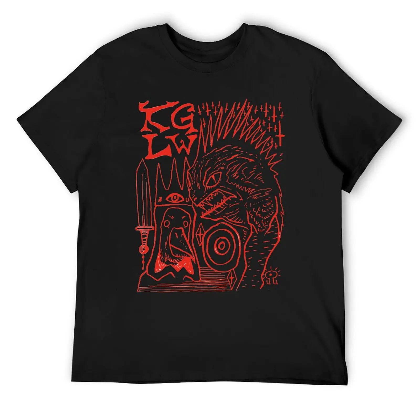 

KGLW T-Shirt summer top plus sizes Clothing oversized t shirt t shirts for men cotton