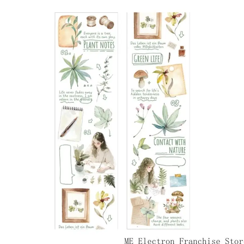 T5EA ScrapBooking Декоративная лента 6 ммх2м прозрачная домашняя лента для журнала ScrapBooking Journal