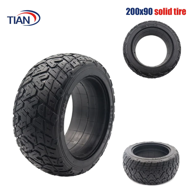 

Free Shipping Good Reputation 200x90 Solid Tires Without Inner for Electric Scooter, Torsion Car 8 Inch Non Inflatable Tyre