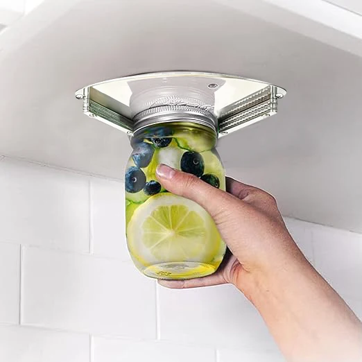 

Arthritis Jar Opener for Seniors Weak Hands Under Cabinet, Easy Grip, One Handed Gadgets, Kitchen Gadgets for Home Assistance