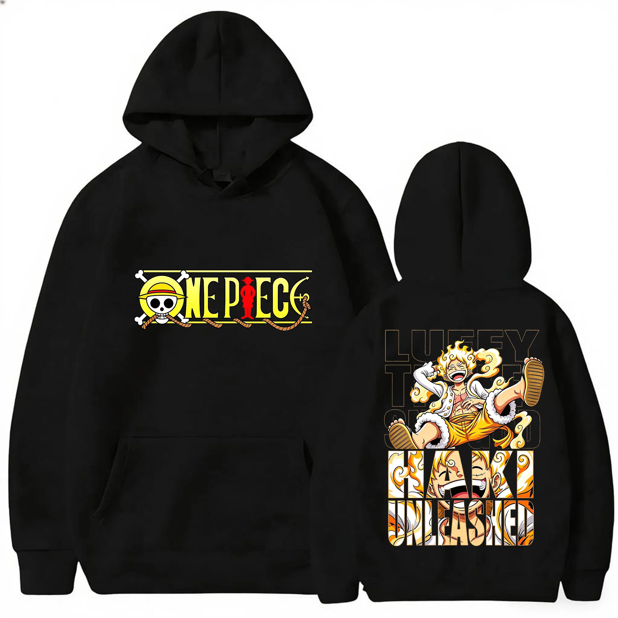 New Men's *One Piece* Hoodie (Fall/Winter 2026) – Featuring A Print of Luffy's 