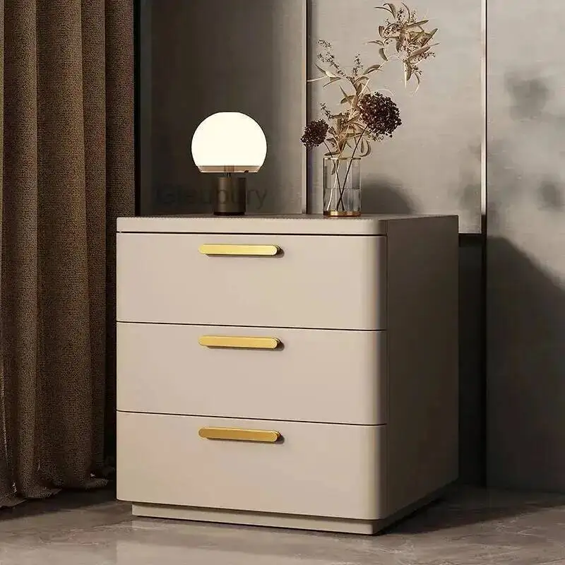Side wyj Bed Room Desk Nordic Bedside Auxiliary Tables Wood Coffee Narrow Bedroom Storage Mini Table De Chevet Round Living