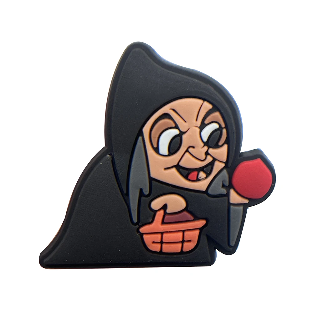 12/100 قطعة ديزني الشرير الأحذية السحر DIY بها بنفسك الكرتون الحيوان الأحذية اكسسوارات الديكور تسد صندل مشبك الاطفال هدايا الحفلات