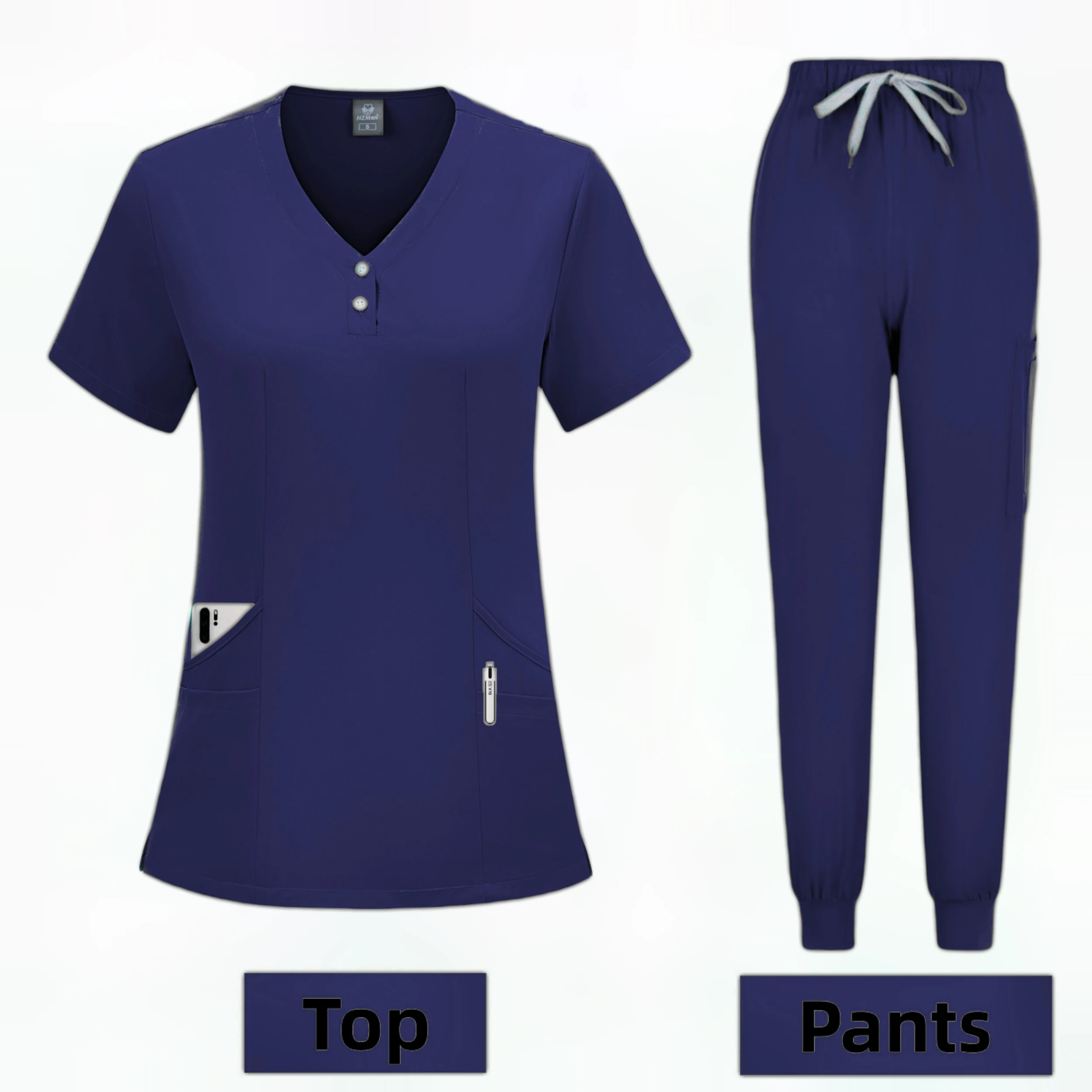 Wholesale Multicolor Hospital Medical Surgical Uniforms Women Wear Scrub Uniform Jogger Suit Doctor Nurse Scrubs Set