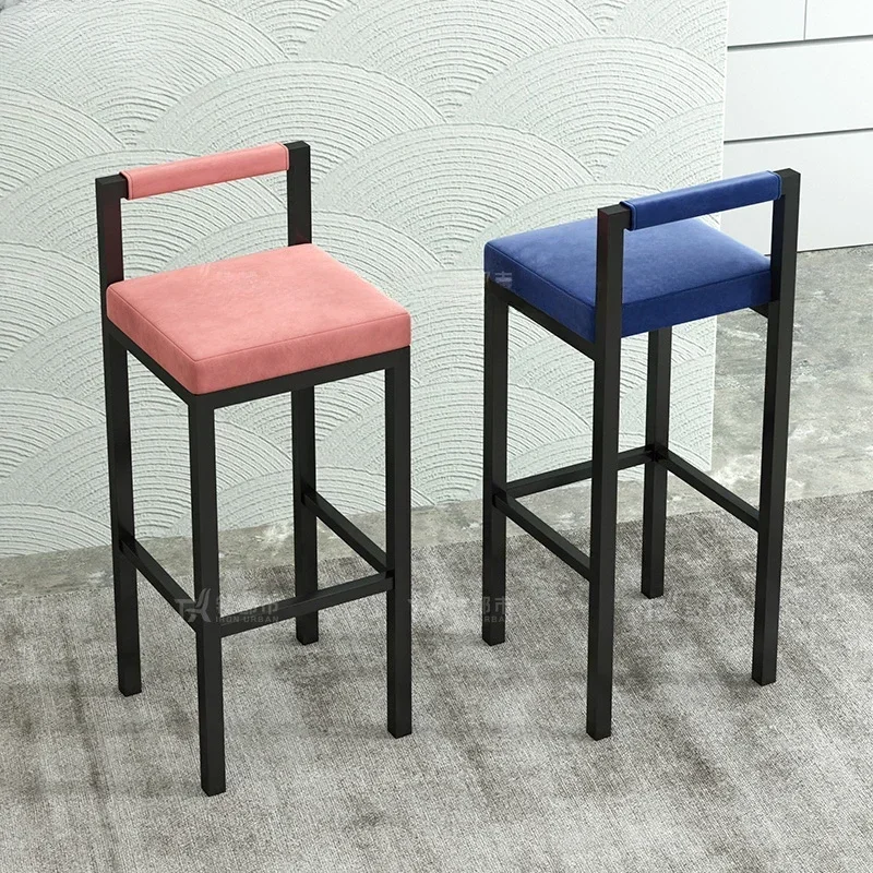 

Transparent Chair Leather Height Adjustable Step Stool Chairs Kitchen Tabouret Design Home Bar Modern Stools Luxury Backrest