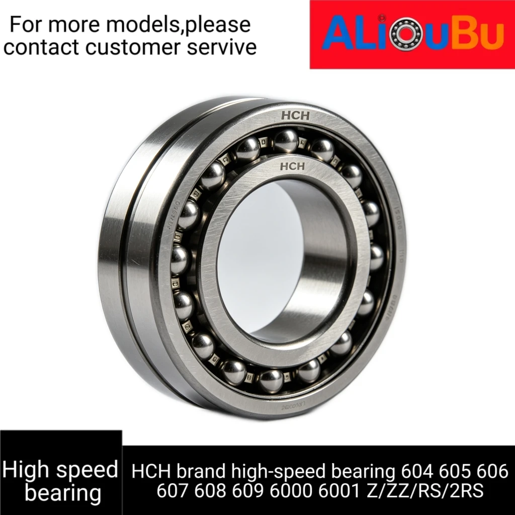 Rodamientos de Alta Velocidad Marca HCH, Modelos 604 605 606 607 608 609 6000 6001Z/ZZ/RS/2RS, Opciones de Paquetes de 1/2/5/10/15 Unidades