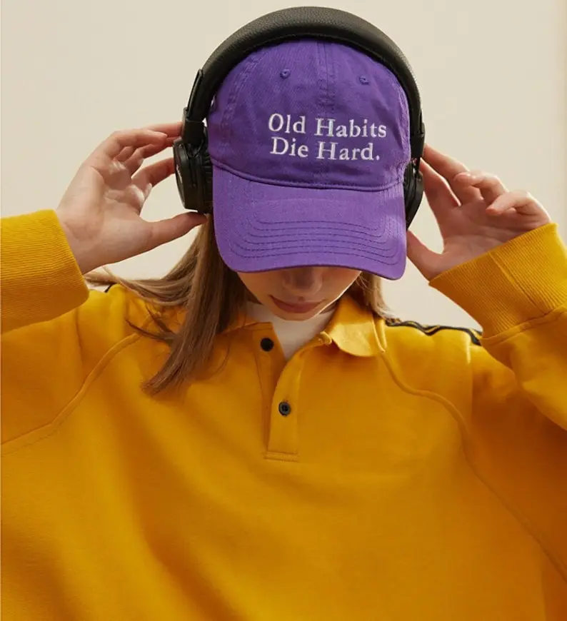 

Personalized Embroidered Hat Custom Logo Design your own Custom text Personalized Your Hat Custom Dad Hat Baseball Purple cap