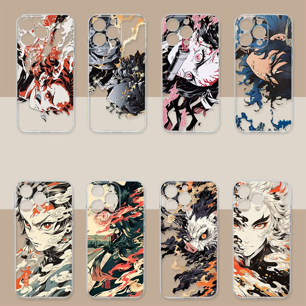 

Demon Slayer Kimetsu no Yaiba A56 Case for Samsung Galaxy A55 A56 A54 A53 A52 A72 A71 A36 A35 A34 A33 A32 A31 A26 5G Phone Cover