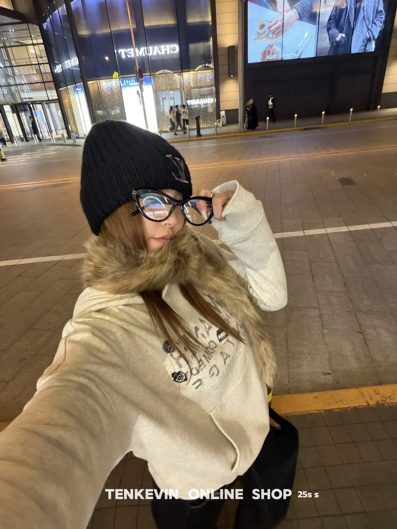 

Женская толстовка Tenkevin свободного кроя с эффектом вельвета, с принтом, повседневная, длинный рукав, удобная, дышащая, для улицы, осень-зима