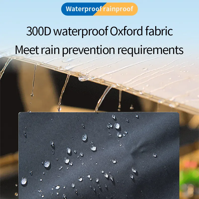 مقطورة تخييم 4 × 4 180 + 270 درجة خيام مظلة للجدران الجانبية بدون أرجل #5