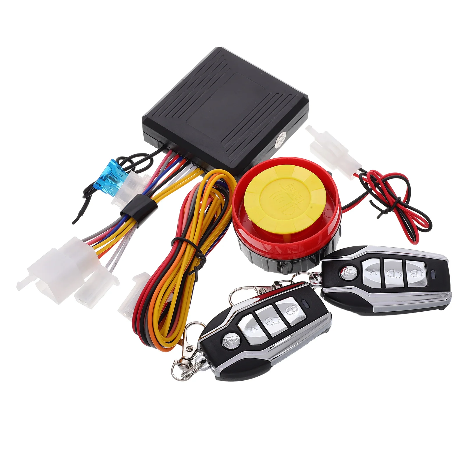 

Motorcycle Alarm 12V Anti Theft System Remote Control Practical Design Fits Most Bikes Easy Installation Alarm For Motorcycle