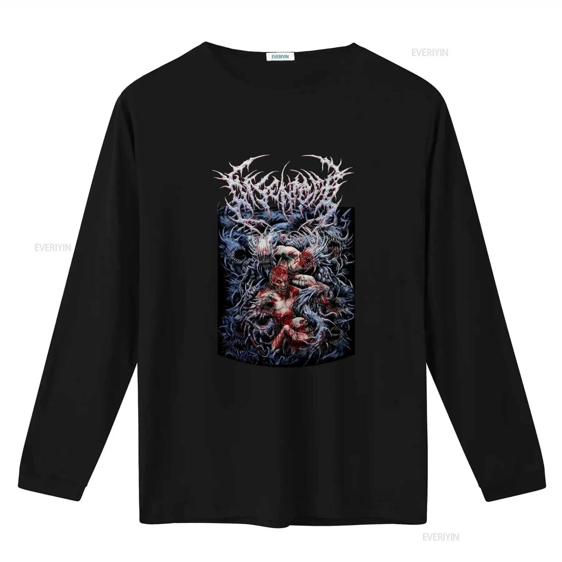 Men's Disentomb Devouring T Shirt X Large Black Extreme Metal Art Print Unique Horror Design Perfect for Mosh Pit Fans vintage
