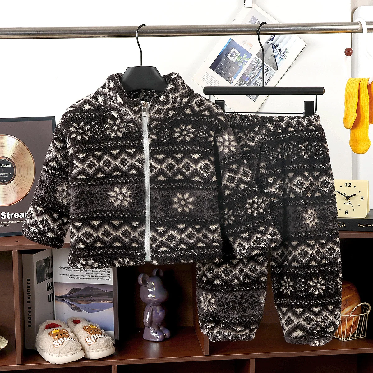 Pyjamaset voor jongens en meis - Toddler Boy Winter Fleece Jacket recensie en prijs