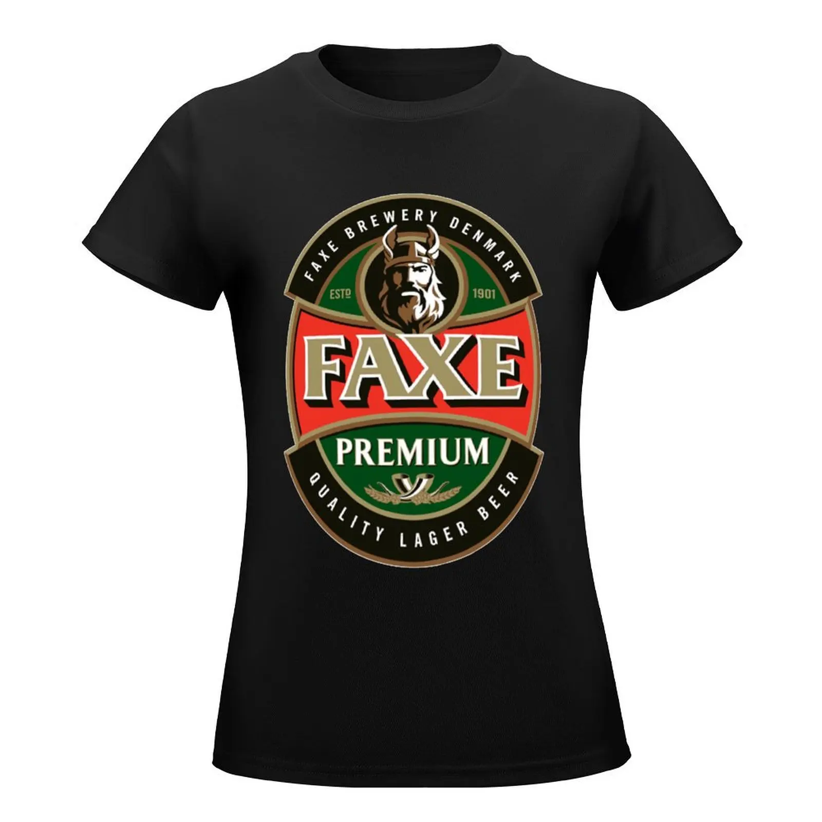 faxe premium beer T-Shirt female summer clothes Blouse clothes for woman