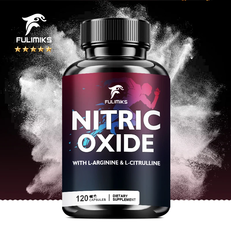 

Muscle Gain & Recovery Supplement - L Arginine Increases Muscle Strength Pump Boosts Nitric Oxide Capsules