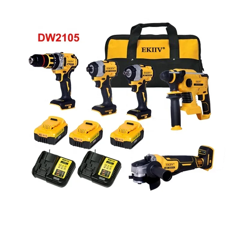 Hot sales18v 21v 20v max Replaceable lithium battery 6.0Ah 4.0A 5.0A 2.0A 3.0A 11 in 1 makitas 18v combo kit cordless