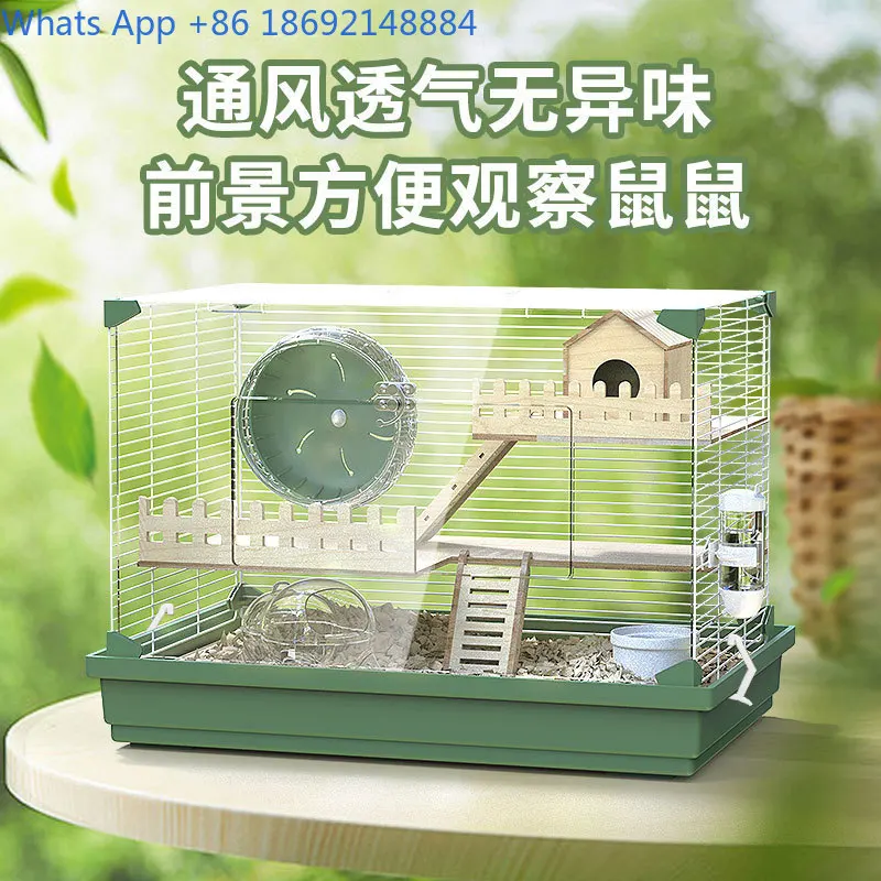 قفص هامستر شفاف من الأكريليك للاستخدام المنزلي مناسب للهامستر والحيوانات الأليفة الصغيرة #3