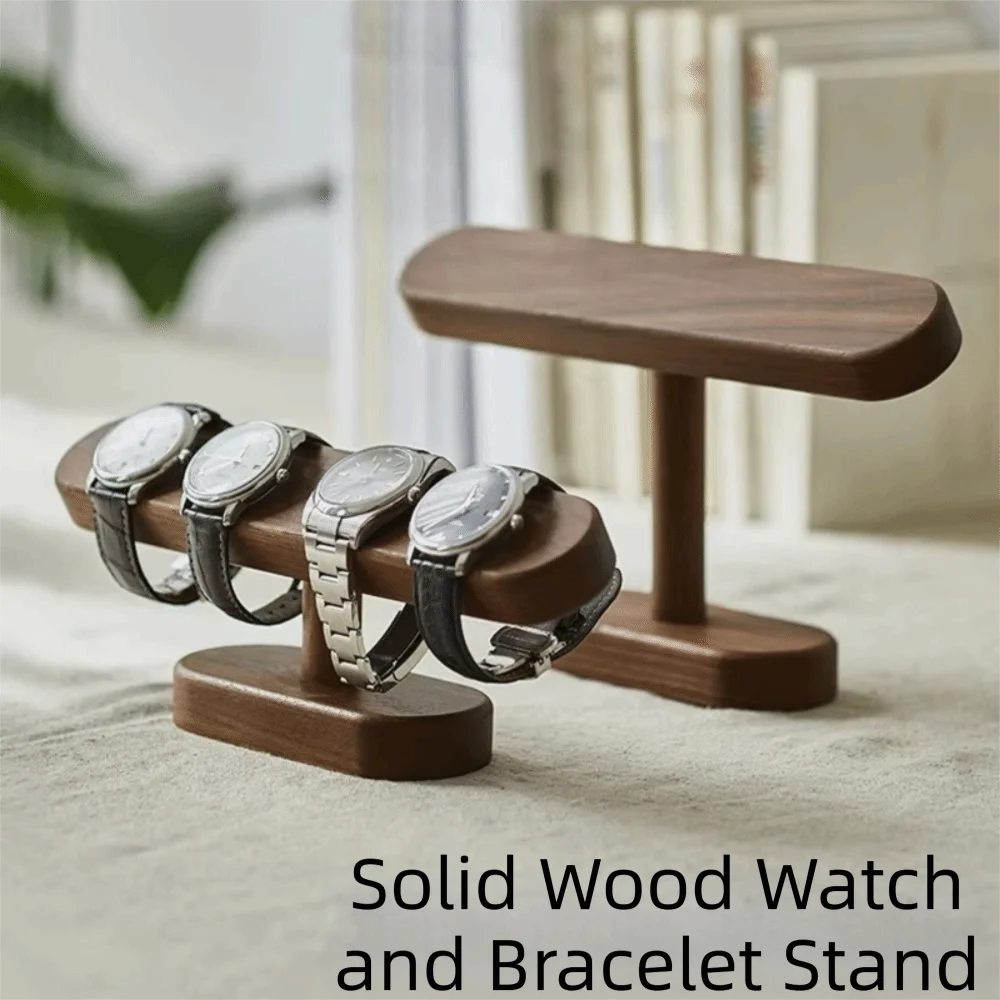 Wooden Watch Bracket Display Shelf Home Decoration Watch Display Holder Multi-functional Ornament Watch Storage Rack