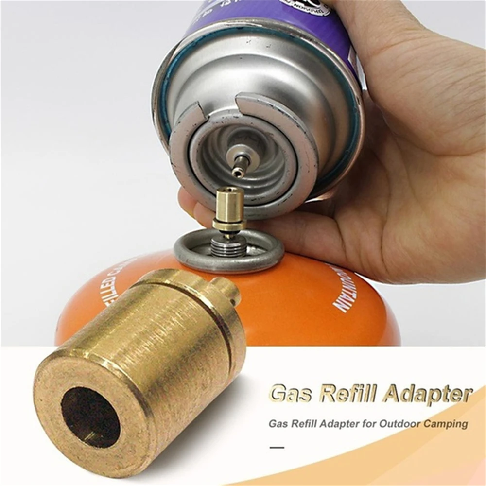 

Portable Outdoor Hiking Camping Inflate Butane Canister Stove Adaptor Refill Adapter Gas Refill Gas Cylinder