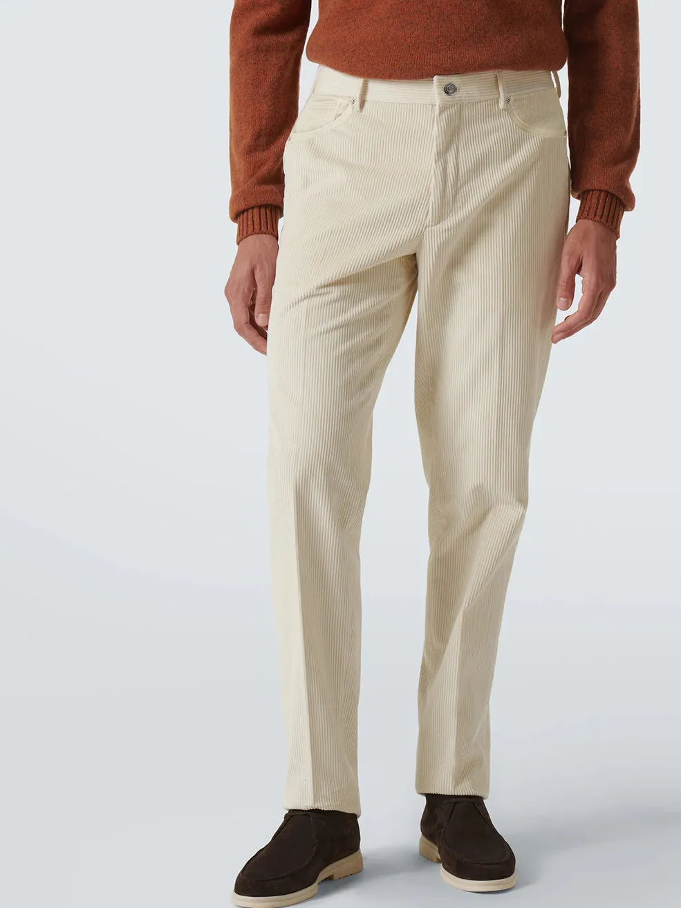 

Original Model Busin Casual Men's Corduroy Jeans Straight Leg Pants Autumn Winter Commuting Trousers Luxury Version