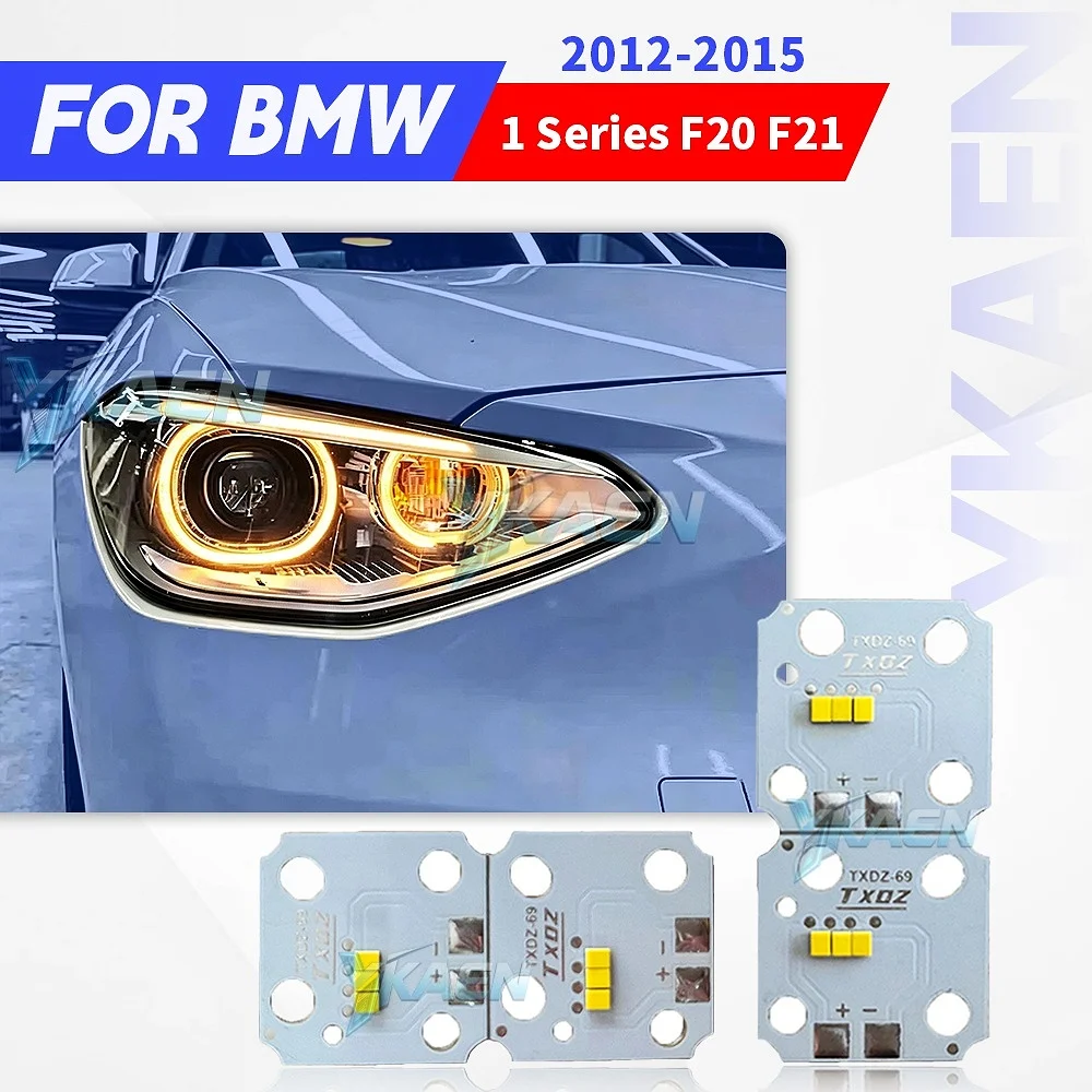 For BMW 1 Series F20 F21 2012-2015 Amber Blue Red Xenon Headlight Daytime Running Lights Module Yellow Angel Eyes DRL Boards