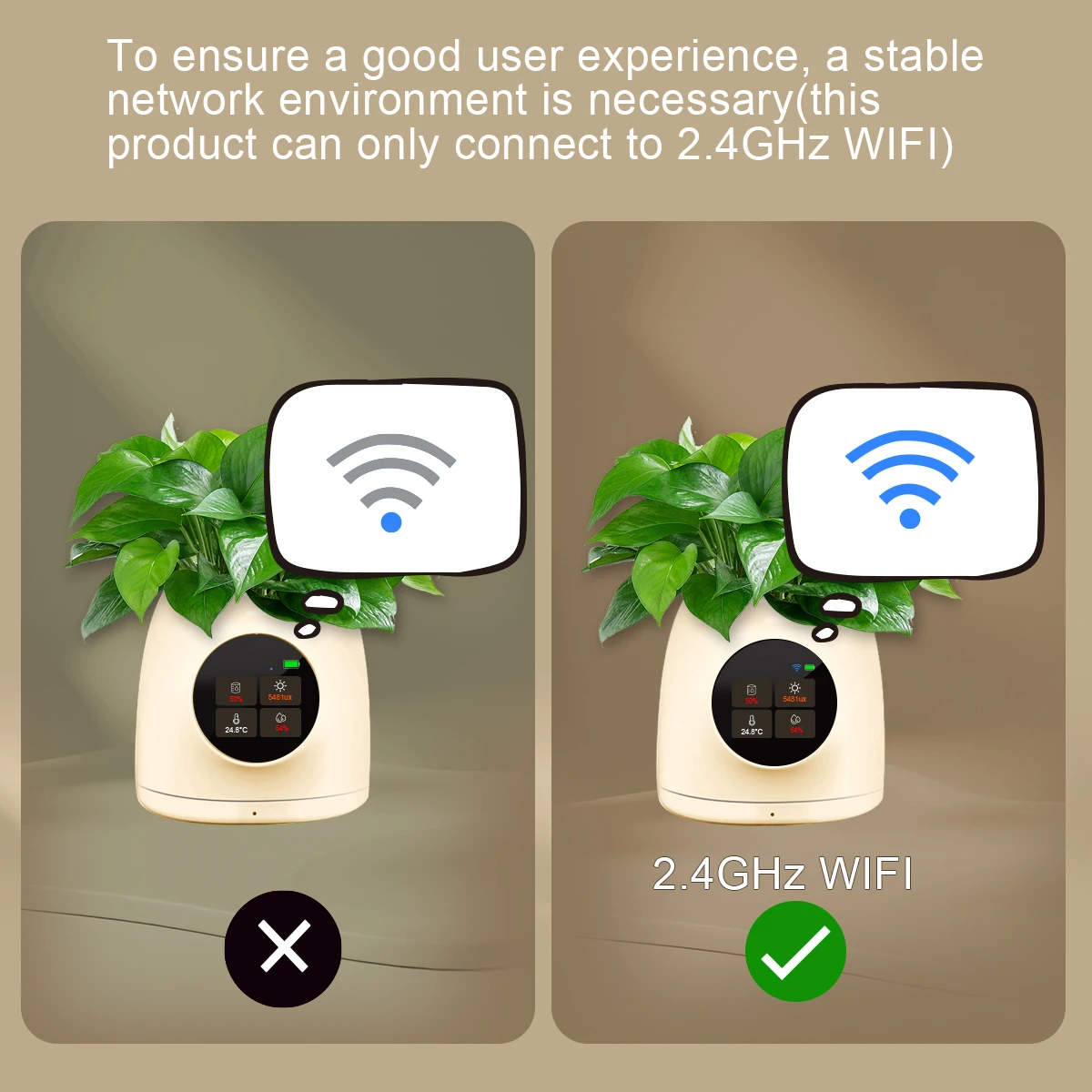 LINCUKOO Tuya Smart AI Blumentopf Gen1 Desktop WiFi-Pflanzgefäß, Erweiterte KI-Sprachsteuerung mit ChatGPT Gemini Tuya Geräteverknüpfung – Detail 16