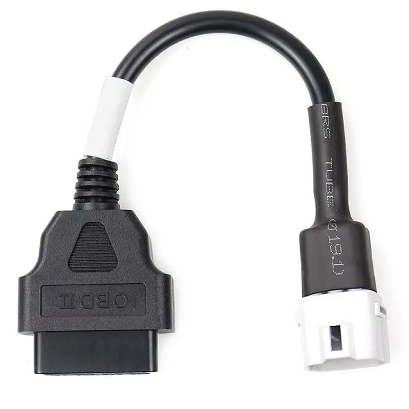 Limited Time Offer 1Pcs Motorcycle OBD Diagnostic Cable For 6Pin To 16Pin OBD2 Scan Tool Adapter Scanner