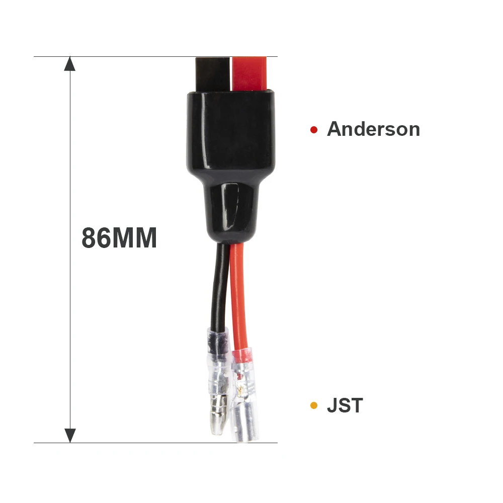 Adaptador Anderson a XT60 para batería de bicicleta eléctrica, Cable de enchufe a bala, XT90 a XT60