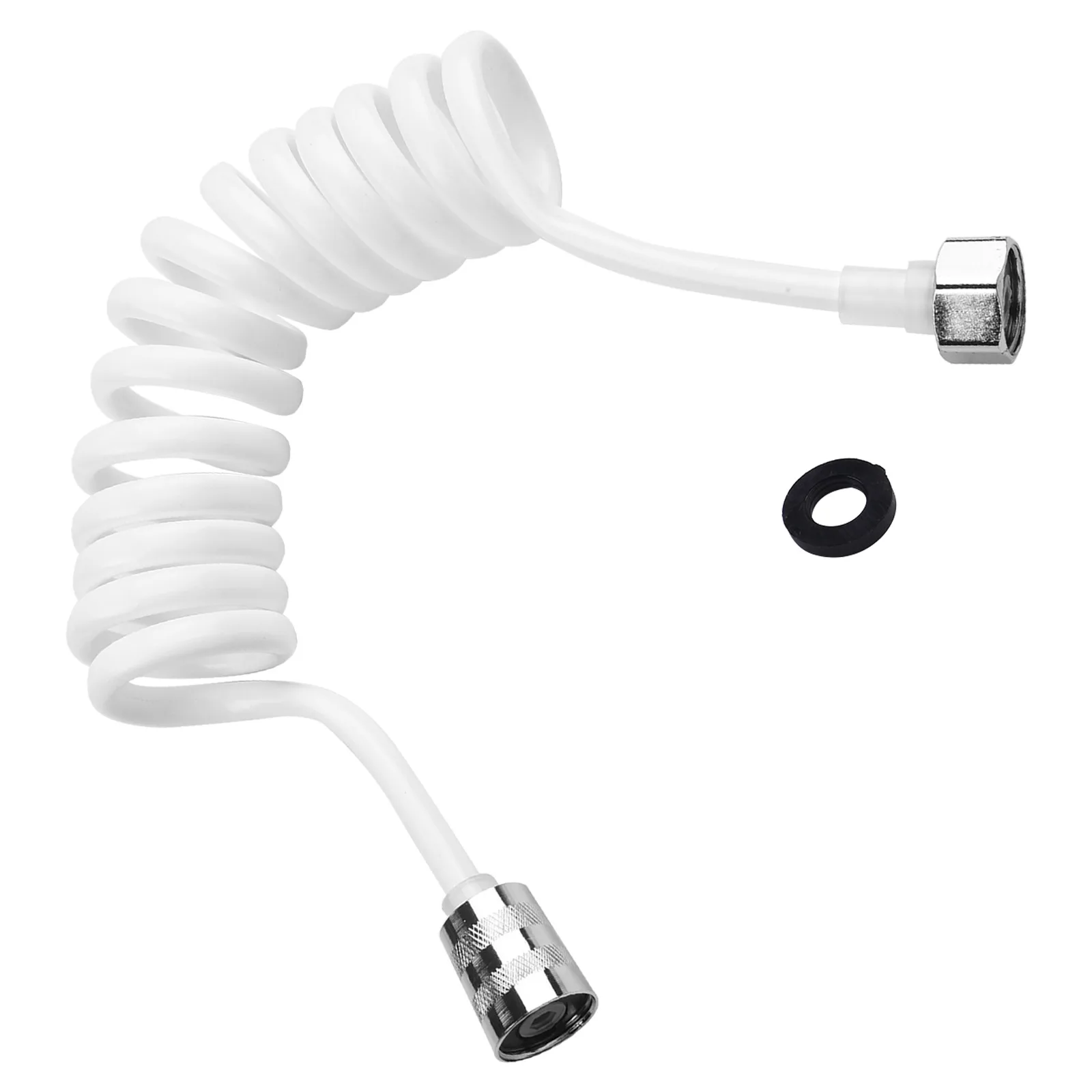 Manguera de ducha para baño, accesorio de Metal PU para el hogar, repuesto de línea telefónica de resorte, estilo de inodoro, plomería de agua, 1 ud.