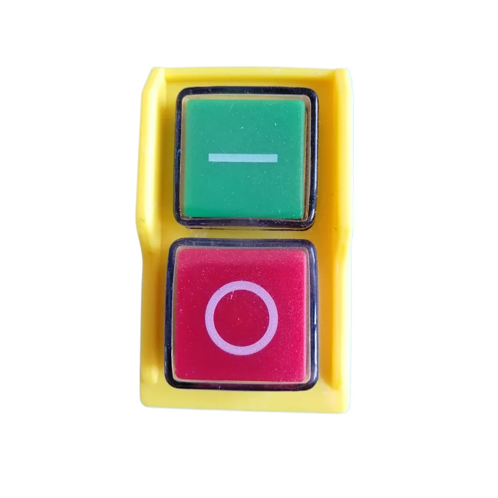 DKLD DZ04 4 Pins Waterproof Electromagnetic Push Button Switches Start Stop Switch for Grinding Machine 250VAC 8(6)A