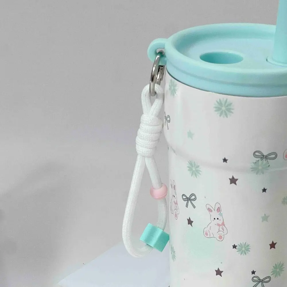 

Portable 500 Vacuum Cup Large Capacity Double Drink Insulated Cup Leak-proof With Lifting Rope Suction Tube Cup Drinkware