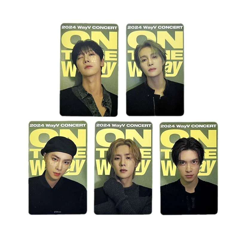 Imagem -05 - Kpop Lomo Cartão Parakpop Photocard Merch Album on The Way Concerto Cartão Lomo Winin Hendery Yangyang Cartão Pequeno Recolher o Presente Fãs