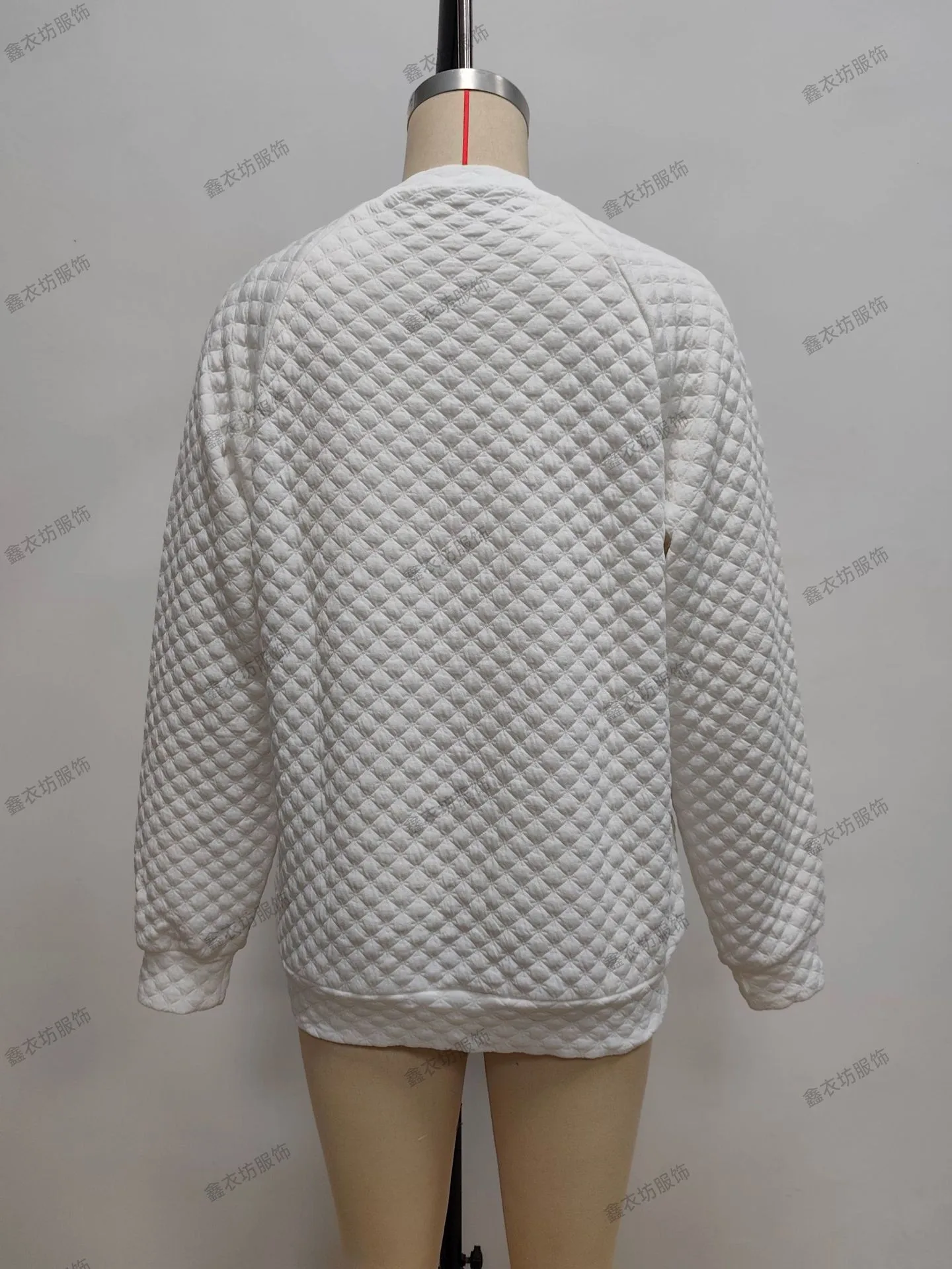 Casual Patchwork Slim Fit Commuter Hoodie with V Neck Regular Sleeve Long Sleeve Women Sweatshirt Autumn Mid Length No Hood