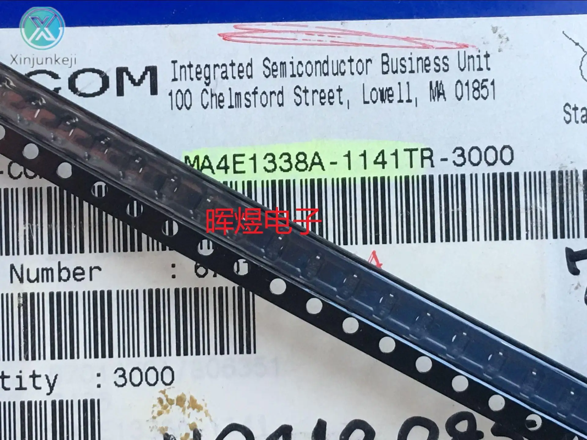 

10 шт. оригинальные новые MA4E1338A-1141TR MACOM Schottky diode 8V SOD323 Шелковый экран: 5A