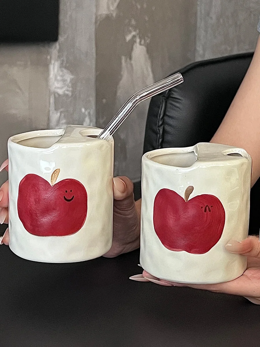 retro-pintado-a-mao-vermelho-cerc-xicara-de-cafe-para-escritorio-americano-sle-suporte-de-cafe-sem-alca-coreano-sle-presente