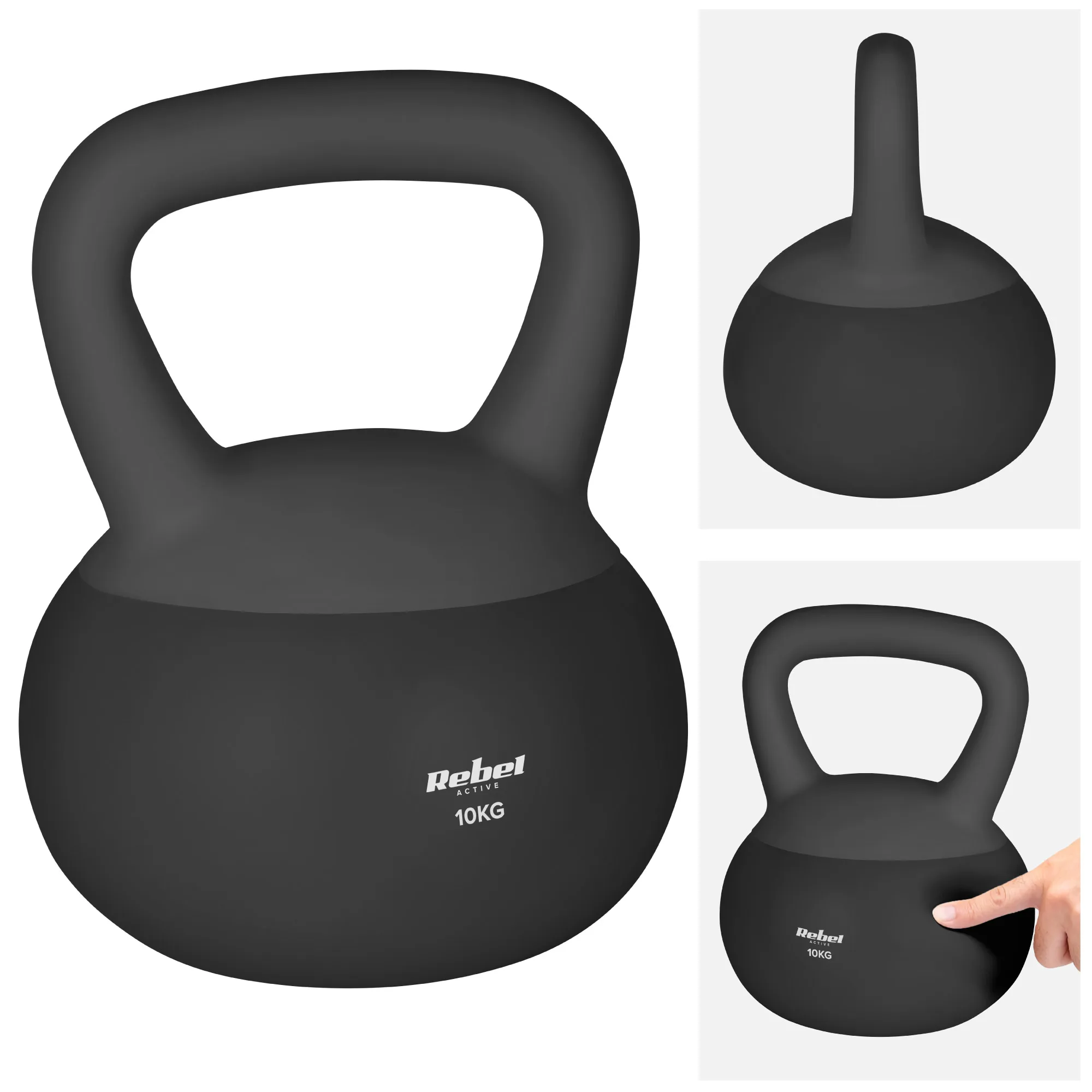 Soft Kettlebell 10kg REBEL ACTIVE z Polski za $20.72 / ~78zł