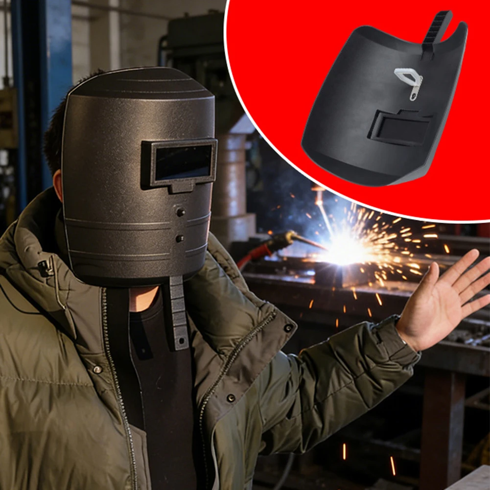 

Practical Welding Protective Shield Helmet no need to hold Extended hole spacing fits multiple face shapes ABS Metal
