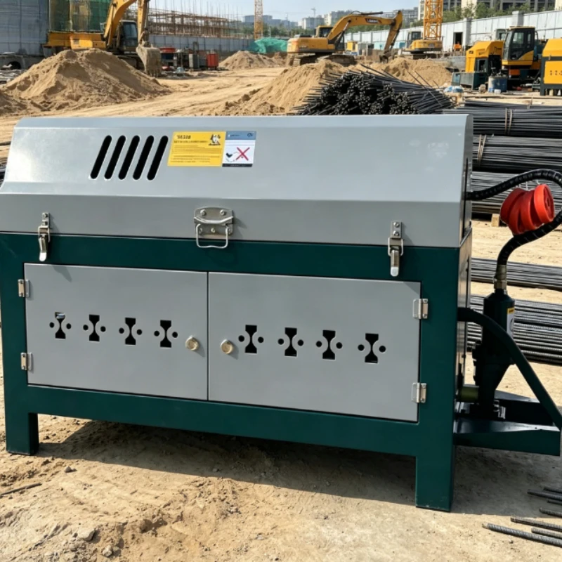 Synchronous Feeding Intelligent Rebar Straight Cut Machine High Consistency Cutting Construction Equipment