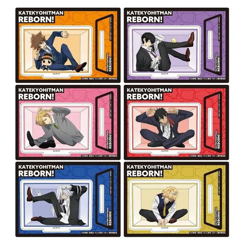 

Katei Kyoshi Hitman Reborn Anime Figures Stand Model Plate Sawada Tsunayoshi Flight Figures Desktop Decoration Friends Gift Cos