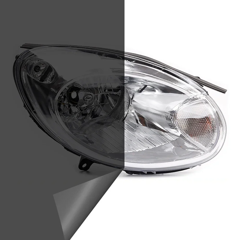 40 cm autokoplamp achterlicht rook zwart PVC-films tint koplamp achterlicht wrap cover stickers voor motorfiets auto-accessoires