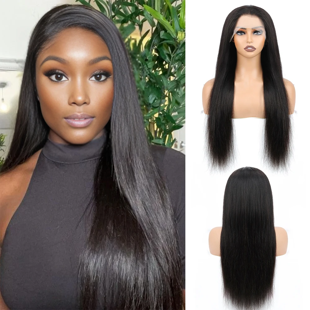 

True Length 13×4 Wigs Human Hair Black Wig Straight Lace Front Wigs Human Hair Swiss Lace Frontal Straight Wigs For Women