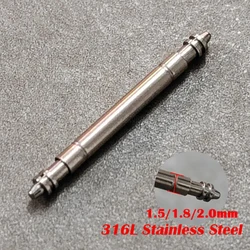 Big Fat Spring Bar High Quality 316L Stainless Steel 1.5mm 1.8mm 2.0mm Original Elastic Strong Durable Spring Shaft Lug Pin 5pcs