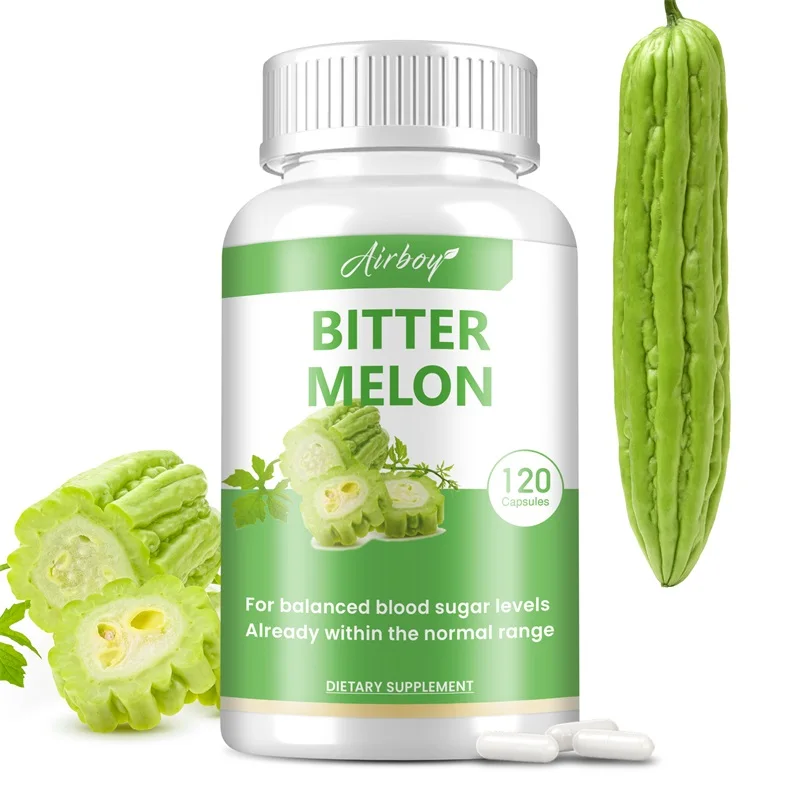 

Капсулы с горькими дынями — помогает балансить уровень сахара в крови, способствует здоровью детоксикации, улучшает здоровье кожи и пищеварения.