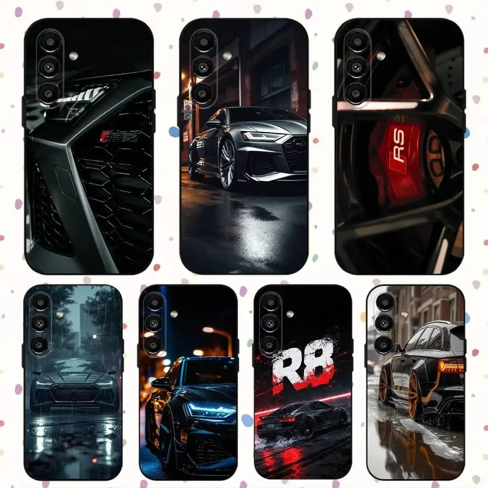 

D-RS6-RS7 Phone Case For Samsung S24,S21,S22,S23,S30,Ultra,S20,Plus,Fe,Lite,Note,10,9,5G Black Soft Cover