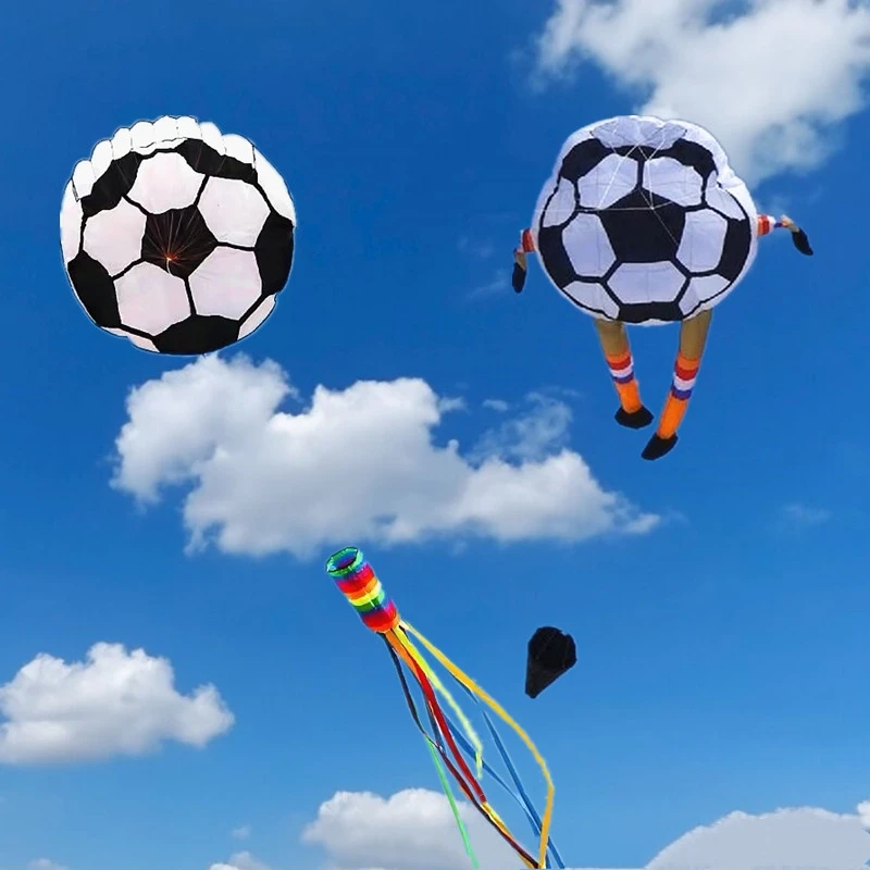 

Large football kite large soft kites flying for adults nylon kites windsocks surfing kite inflatable toys dragon kite Air bounce