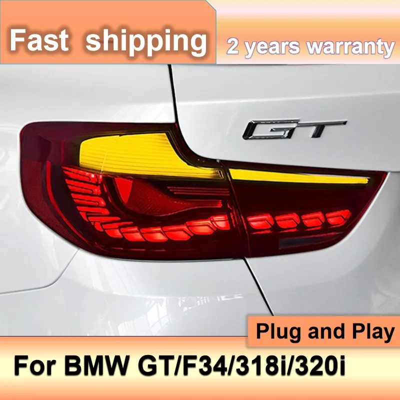 

Автомобильные аксессуары для BMW GT Tail Light 2013-2020 F34 Задний фонарь 318i 320i 325i 328i 330i 335i LED DRL + динамический указатель поворота + тормоз