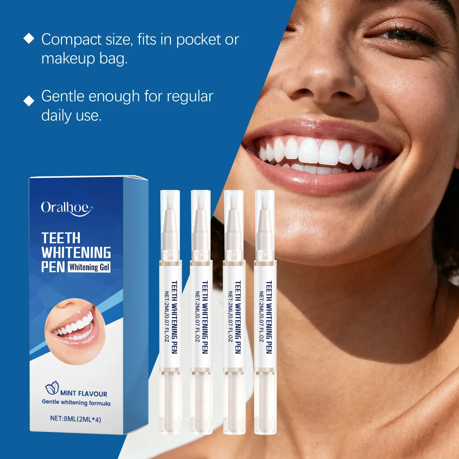 تنظيف الأسنان اشراق القلم تعزيز الأسنان المينا إزالة لوحة الأسنان إصلاح الضرر مهدئا اللثة العناية بالفم جوهر عصا #5