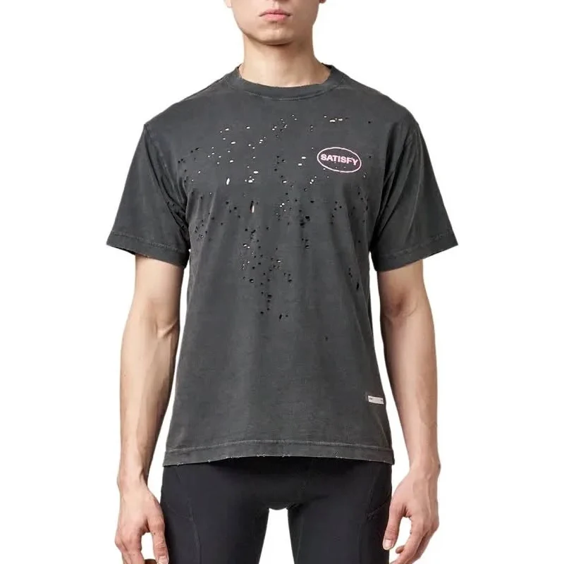 

High Version Satisf Running ort Sve T-irt Loose Fit Youthful ular round Ne Pure Color Casual Summer Top